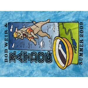 Tie Dye Bob Weir and RatDog T-shirt 2009 Dog Tee - Medium